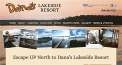 Desktop Screenshot of danasresort.com